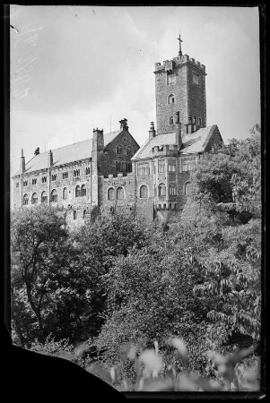 Eisenach. Blick zur Wartburg