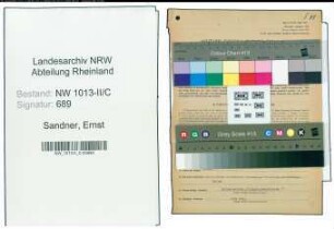 Entnazifizierung Ernst Sandner , geb. 03.01.1897 (Ingenieur)