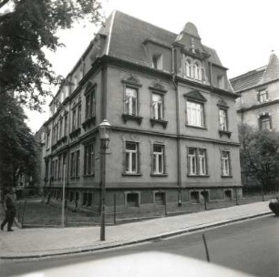 Dresden-Trachau, Dippelsdorfer Straße 15. Villa (um 1900?). Eckansicht