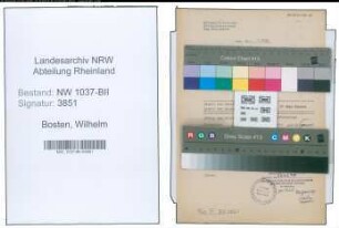 Entnazifizierung Wilhelm Bosten , geb. 03.01.1880 ()