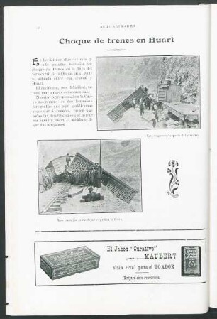 Choque de trenes en Huari