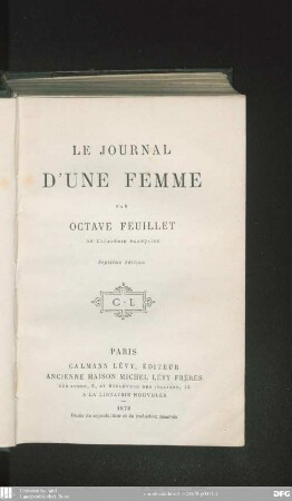 Le Journal d'une femme