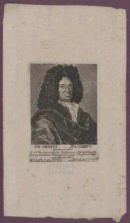 Bildnis des Georgivs Paschivs