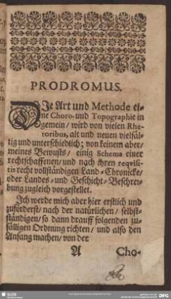 Prodromus