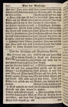 622-632, Von der Vorsorge und Regierung ... (620 - 628)