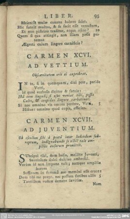 Carmen XCVII. Ad Iuventium