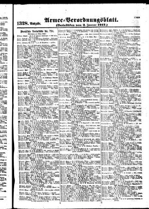 1328.Ausgabe. Mittwoch, 3. Januar 1917