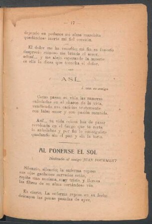 Al ponerse el sol : Dedicado al amigo Juan Fourment