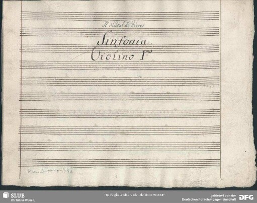 Il Natal di Giove. Excerpts - Mus.2477-F-58a