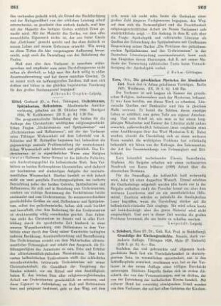 262-263 [Rezension] Schubert, Hans von, Grundzüge der Kirchengeschichte