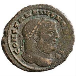 Münze, Follis, 299 - 303 n. Chr.