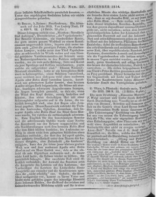 Gedenke mein! Taschenbuch für 1835. Wien: Pfautsch 1835
