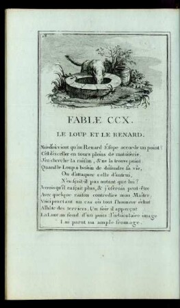Fable CCX. Le Loup Et Le Renard.