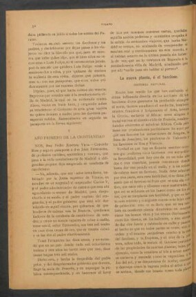 La nueva planta, ó el faccioso. : Historia natural