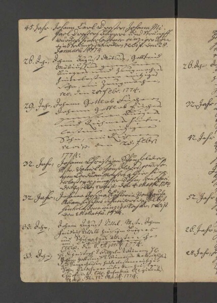 Bürgerbuch der Stadt Zeitz - 1701-1801