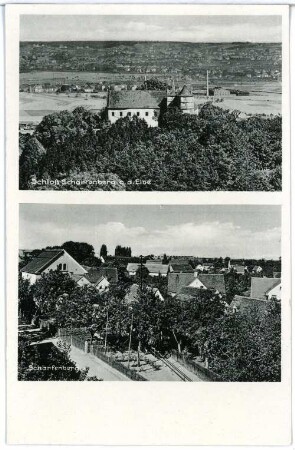 Scharfenberg. Schloss und Dorf