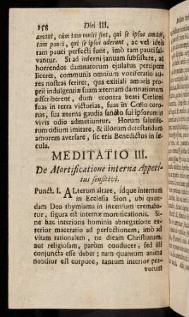 158-162, Meditatio III