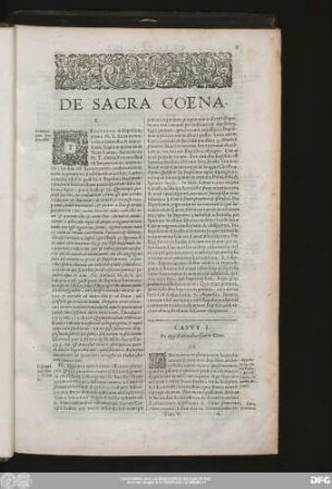 De Sacra Coena.