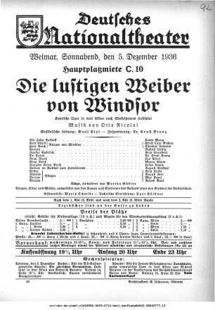 Die lustigen Weiber von Windsor