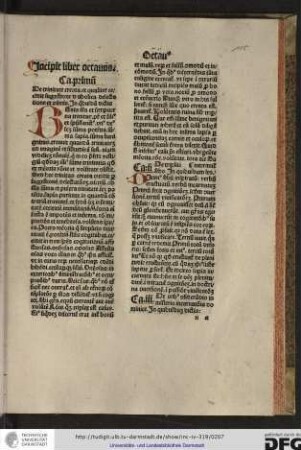 Incipit liber octavus.