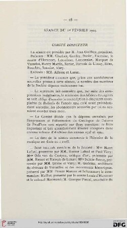 Séance du 1er février 1924