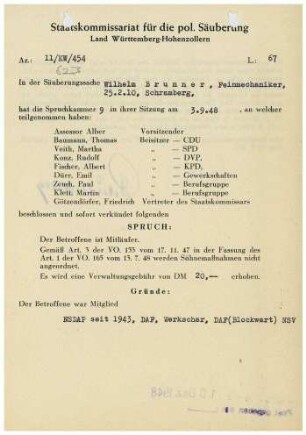 Brunner, Wilhelm