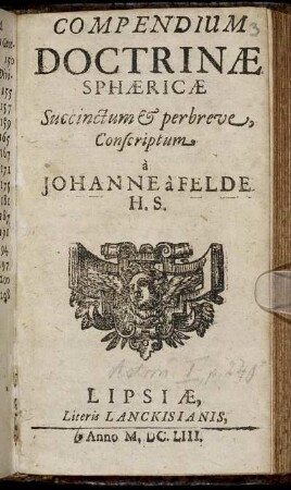 Compendium Doctrinae Sphaericae