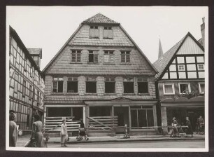 Haus Lange Straße 53 (beim Abbruch). Detmold