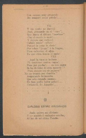 Diálogo entre paisanos