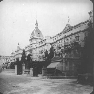 Interlaken, Höheweg 41. Grand Hotel (um 1870). Straßenansicht