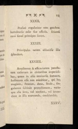13-16, XXXII - XLII