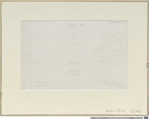 Nachlass von Leo von Klenze (1784-1864) - BSB Klenzeana, IX.15. Propyläen und Residenz in München - BSB Klenzeana IX.15