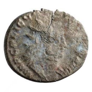 Münze, Antoninian, 256 - 257 n. Chr.