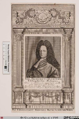 Bildnis Johann Friedrich Gleditsch d. Ä.