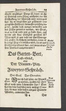 Zweytes Gespraech.