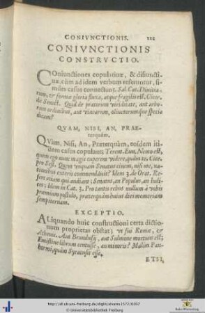 Coniunctionis Constructio