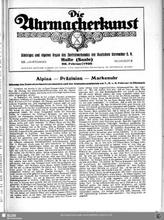 Alpina - Präzision - Markenuhr