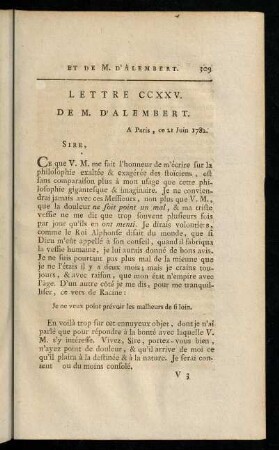 309-320, Lettre CCXXV.-CXXVIII.