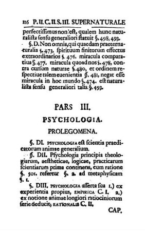 Pars III. Psychologia.