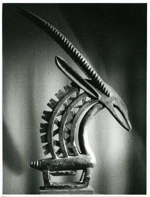 Tjiwara-Antilopenaufsatzmaske der Bambara, Mali, Westafrika