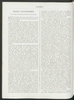 Vida literaria : A lingua portugueza no Brasil