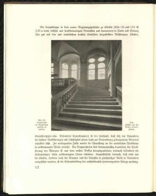 Abb. 136. Haupttreppe im Regierungsgebäude zu Stettin. Ausgeführt von der Firma "Comet", Stettin.