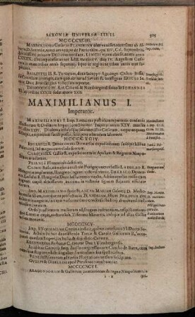 Maximilianus I. Imperator.