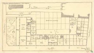 Fischer, Theodor; Würzburg; Hotel und Geschäftshaus - Grundriss EG