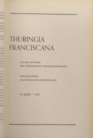 18: Thuringia Franciscana