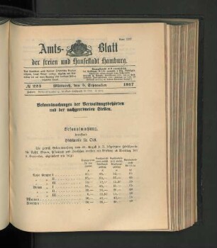 No. 223, 5. September 1917