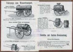 Fahrzeuge zum Wassertransport