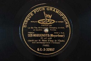 Les huguenots : Pif, paf, pouf / (Meyerbeer)