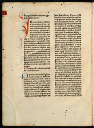 2v-9v, Capitulum primum - Capitulum tertium