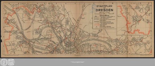 Stadtplan von Dresden